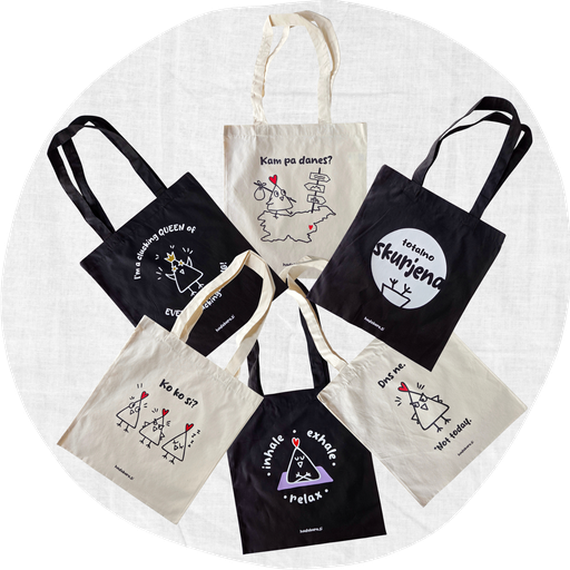 Različni motivi kurskih tote bag torb