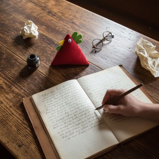 Domača kura v stari hiši