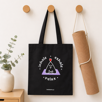 Tote bag inhale exhale relax