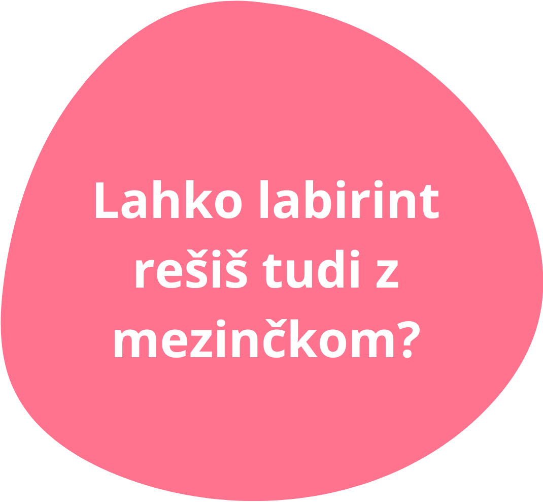 Lahko labirint rešiš tudi z mezinčkom?
